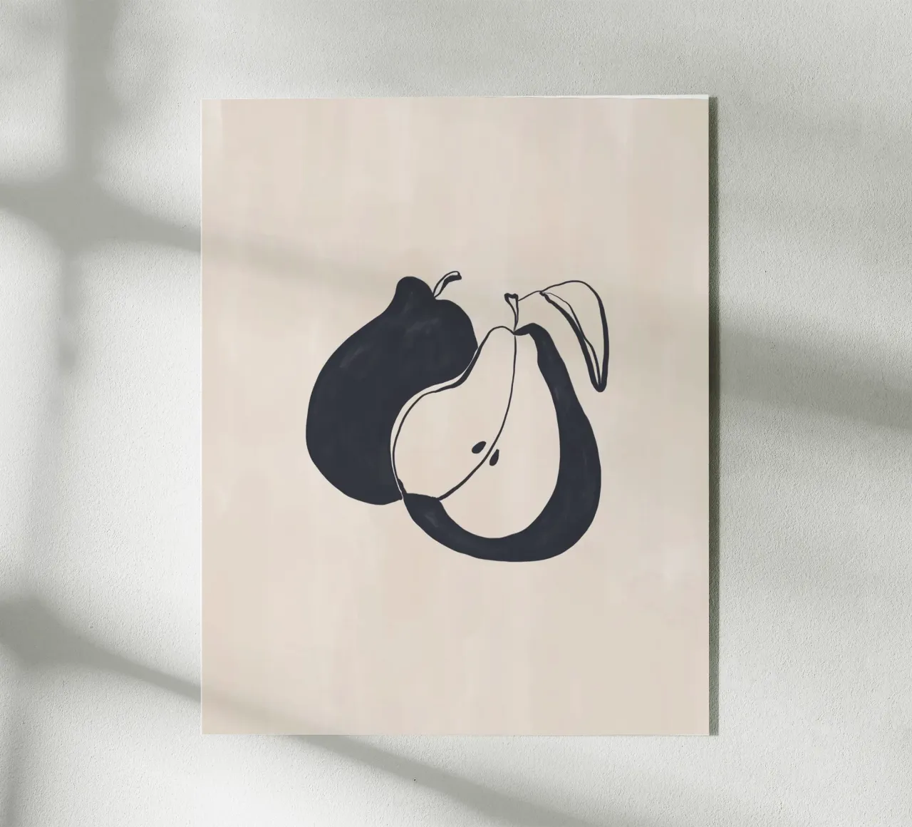 Pears acrylic glass by Ivy Green Illustrations