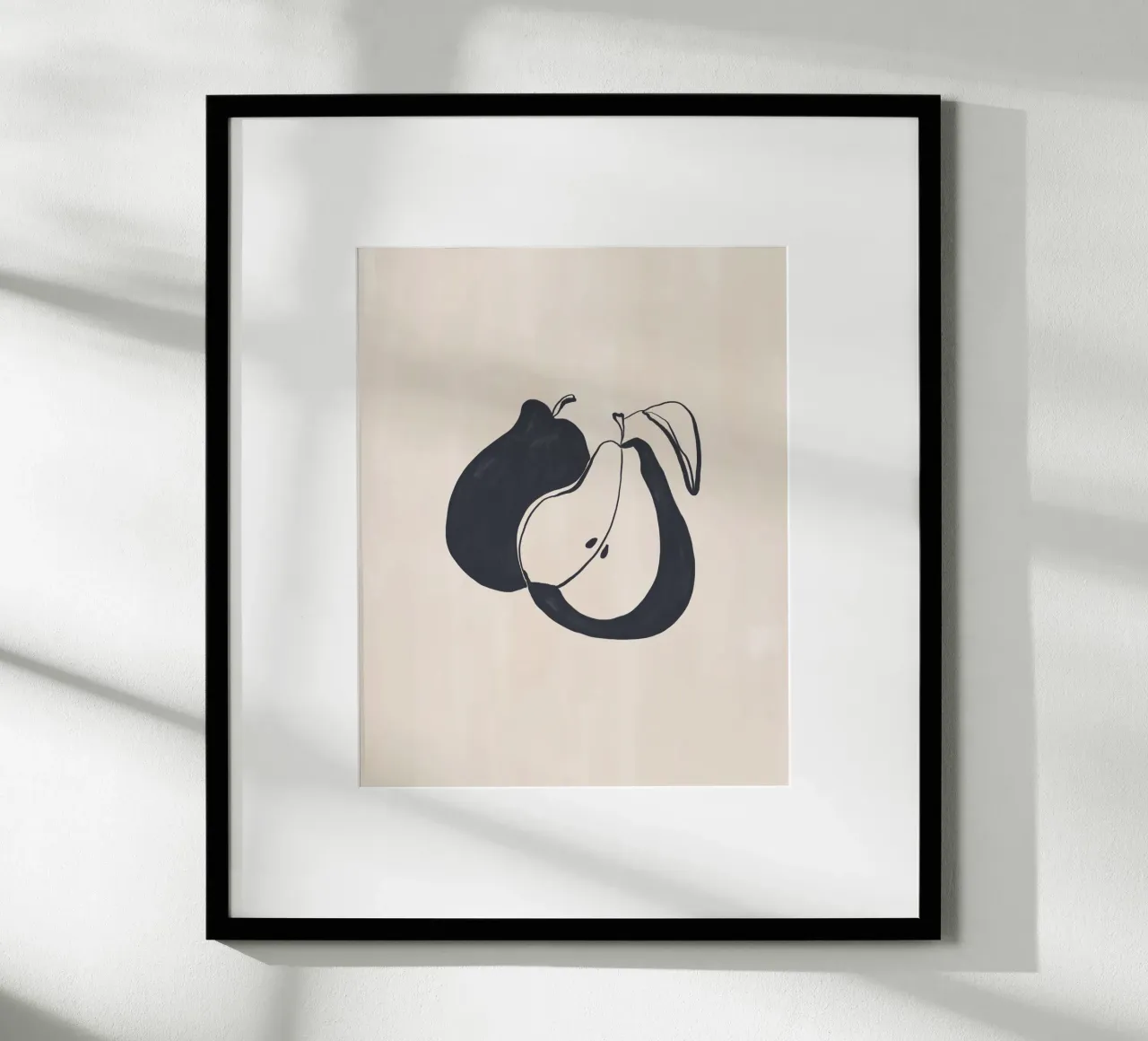 Pears poster by Ivy Green Illustrations