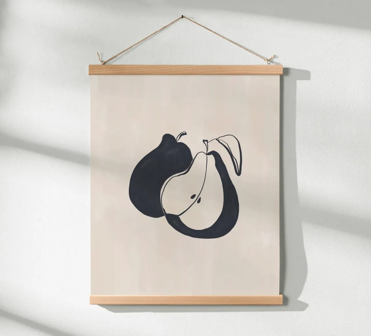Pears poster by Ivy Green Illustrations