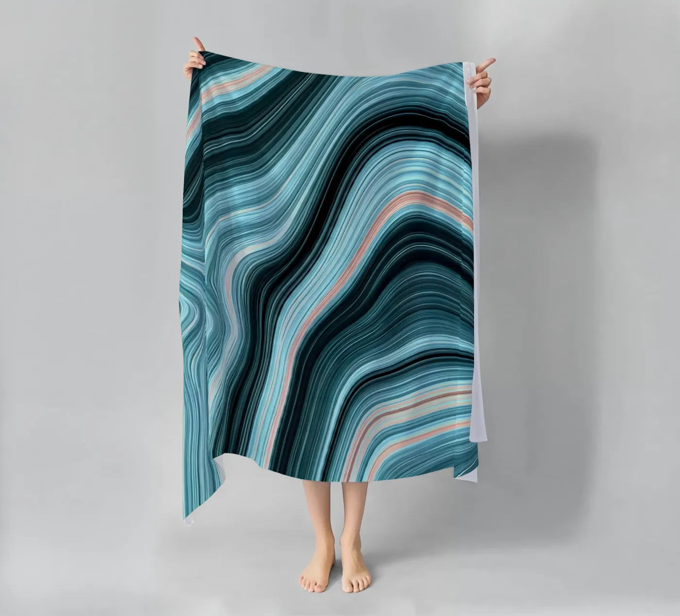 Aqua Drift telo mare da Kintsugi99