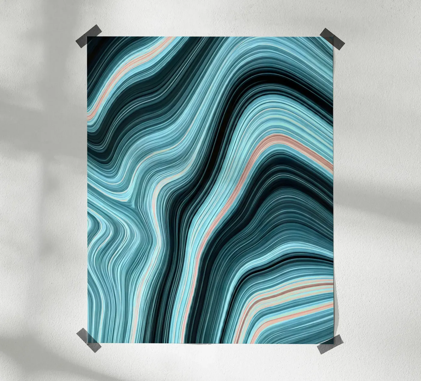 Aqua Drift poster da Kintsugi99