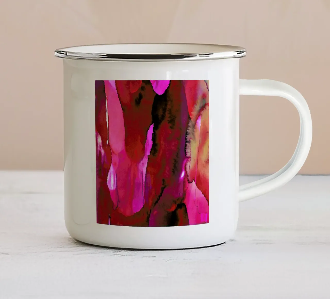 Grenadine tazza in smalto da Amy Sia