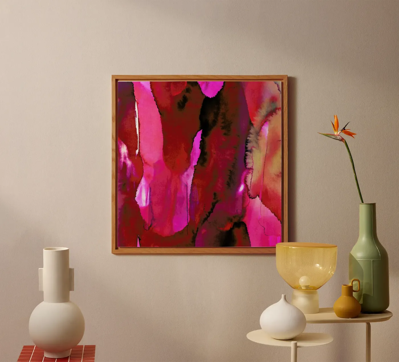 Grenadine forex plate by Amy Sia