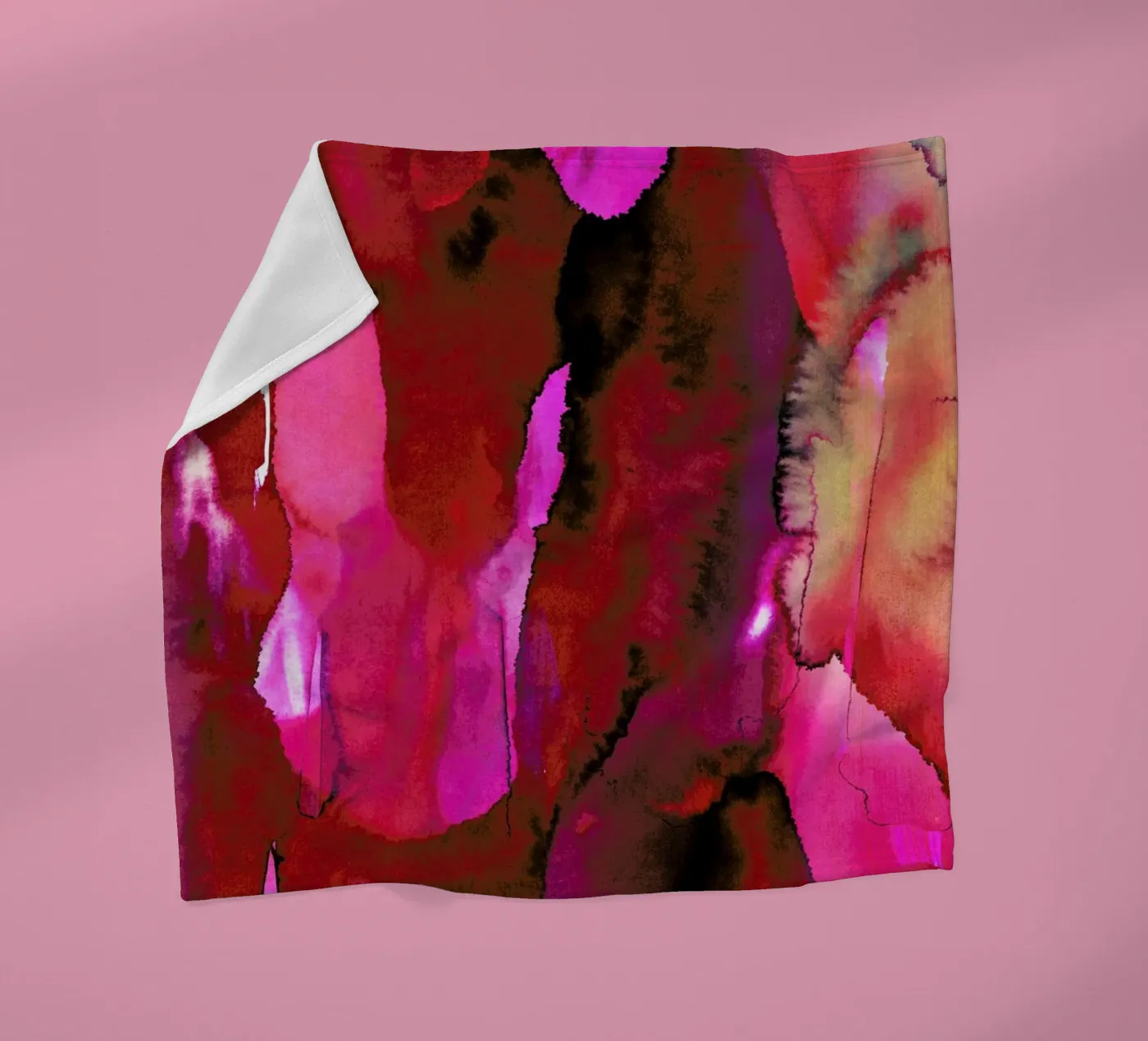 Grenadine fleecedeken van Amy Sia