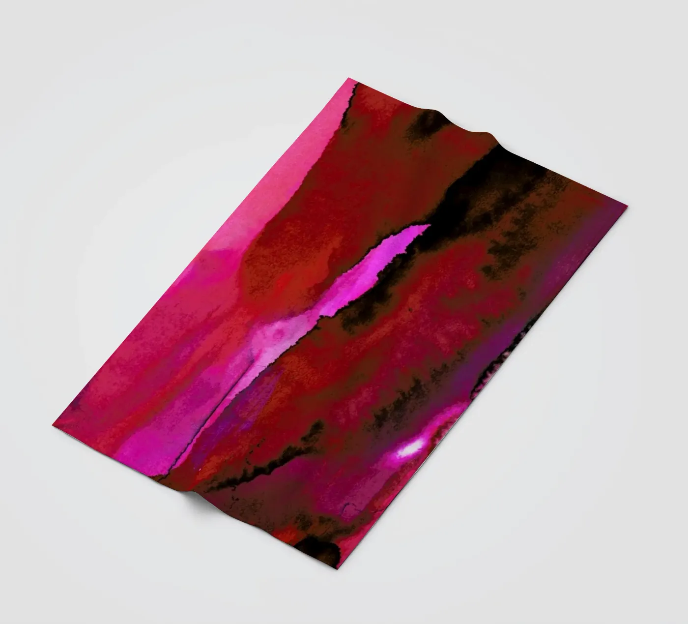 Grenadine fleecedeken van Amy Sia