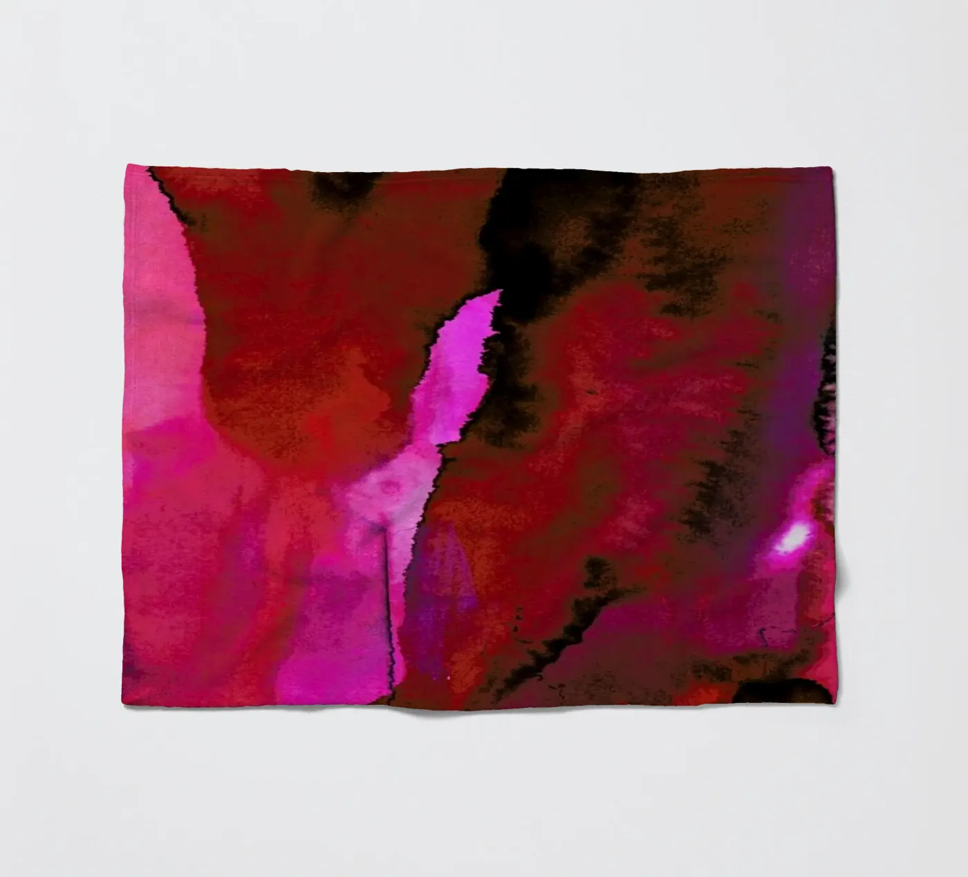 Grenadine fleecedeken van Amy Sia