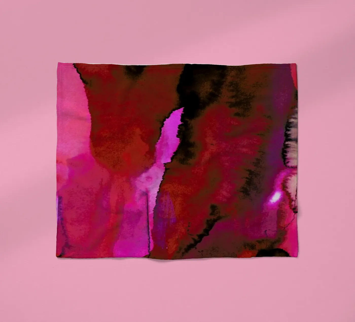 Grenadine fleecedeken van Amy Sia