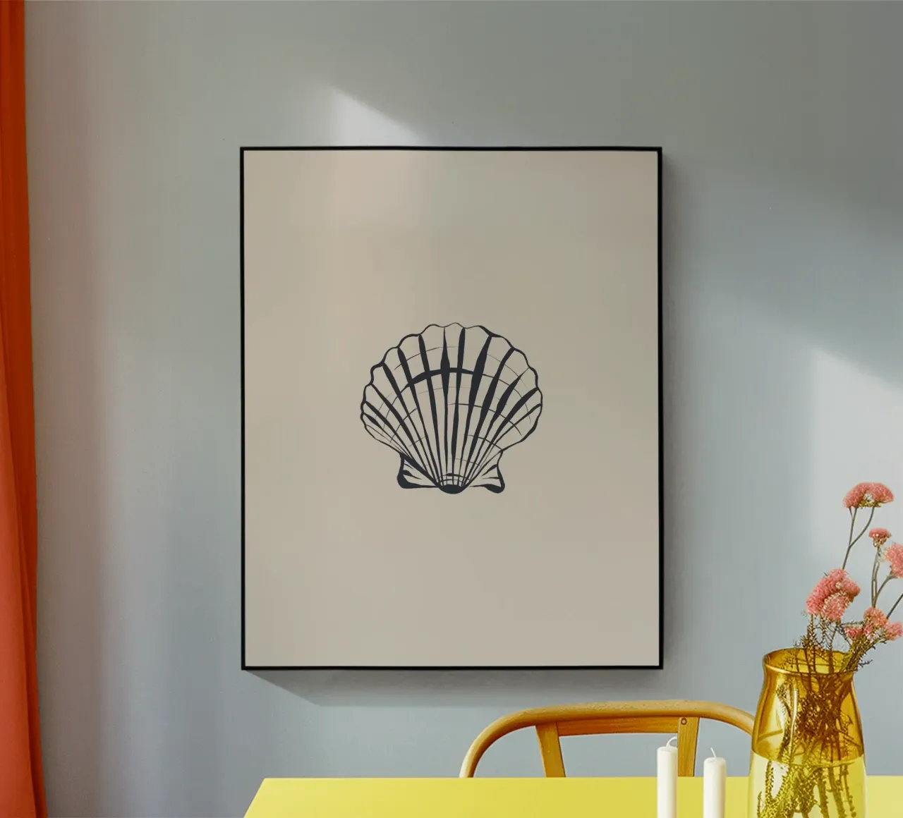 Conchiglia plexiglass da Ivy Green Illustrations