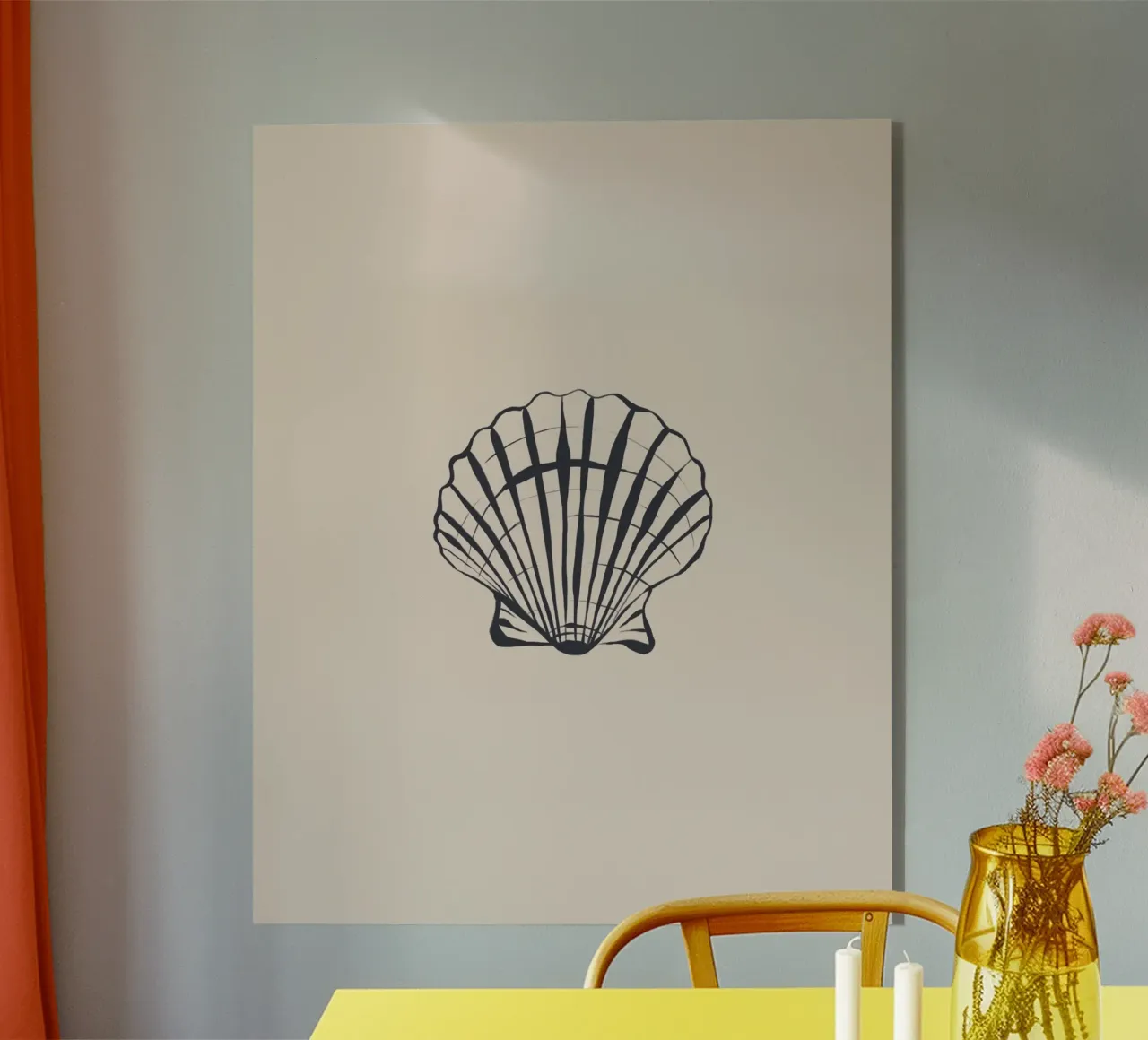 Conchiglia plexiglass da Ivy Green Illustrations