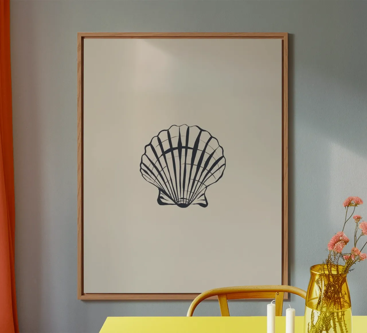 Seashell forex plate by Ivy Green Illustrations