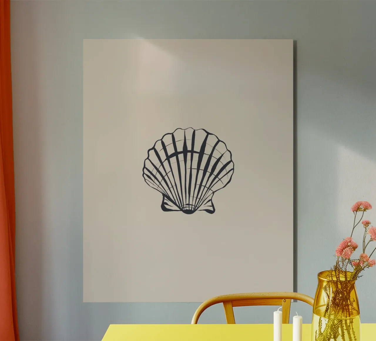 Seashell forex plate by Ivy Green Illustrations