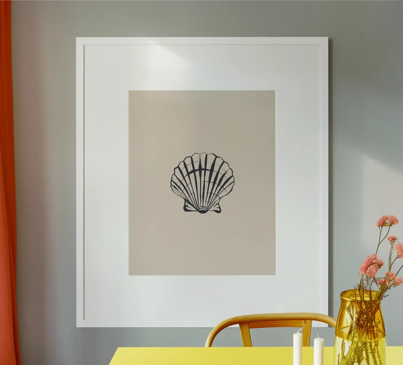 Conchiglia poster da Ivy Green Illustrations