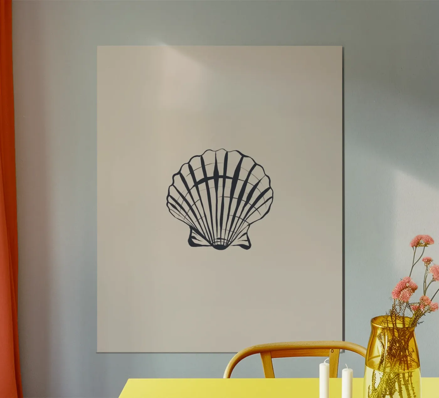 Conchiglia poster da Ivy Green Illustrations