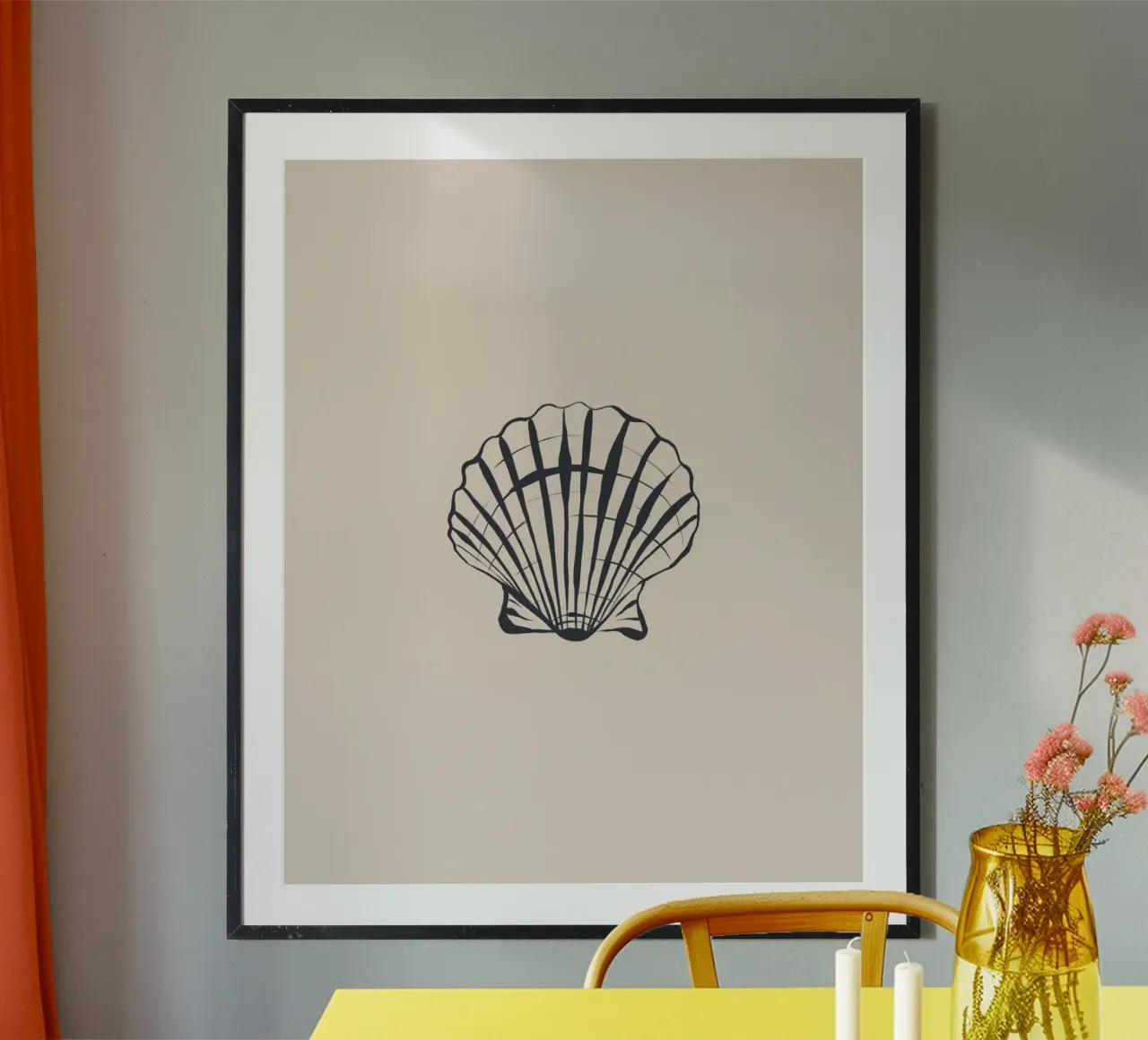 Conchiglia poster da Ivy Green Illustrations
