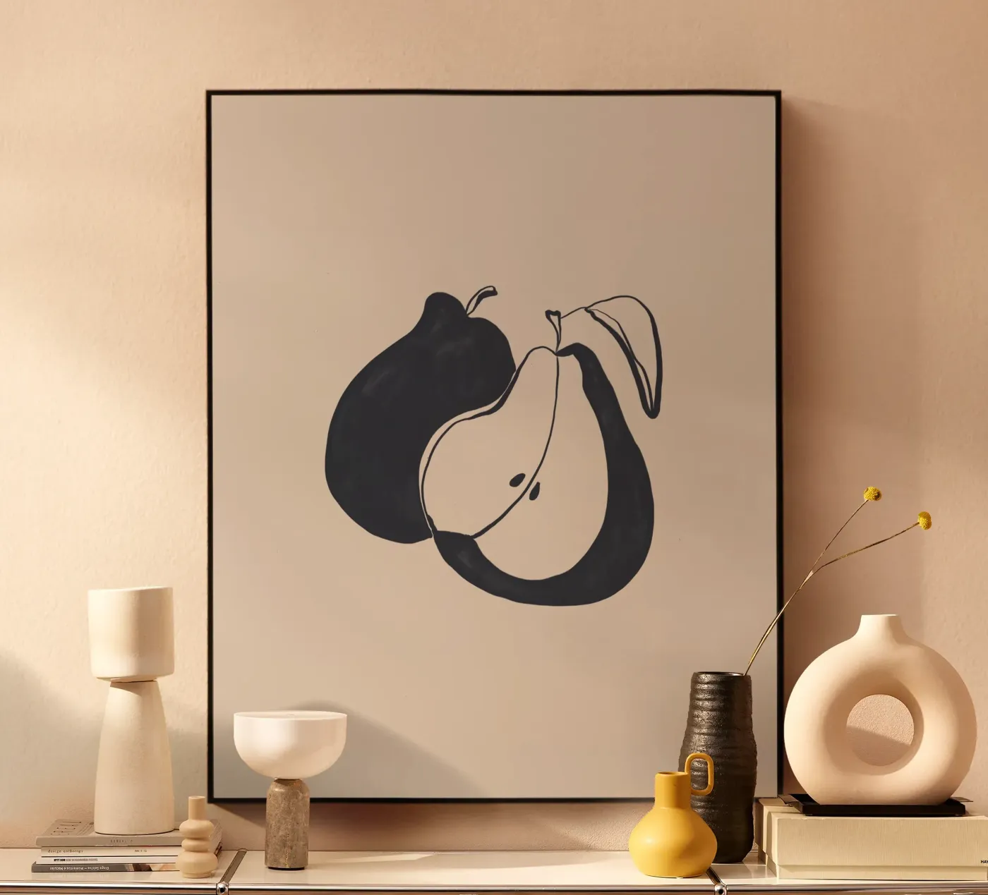 Birnen Acryl-Glas von Ivy Green Illustrations