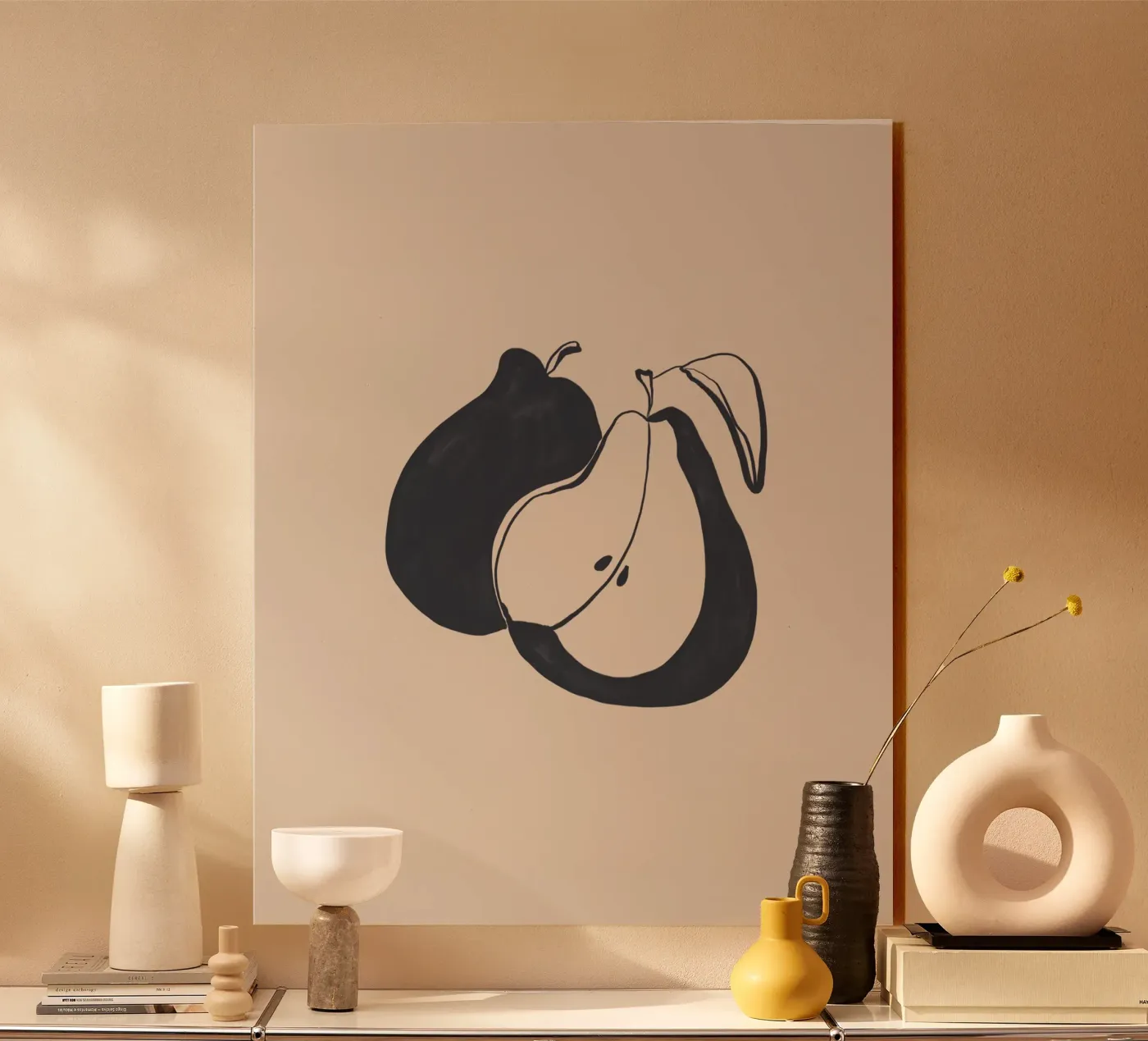 Birnen Acryl-Glas von Ivy Green Illustrations