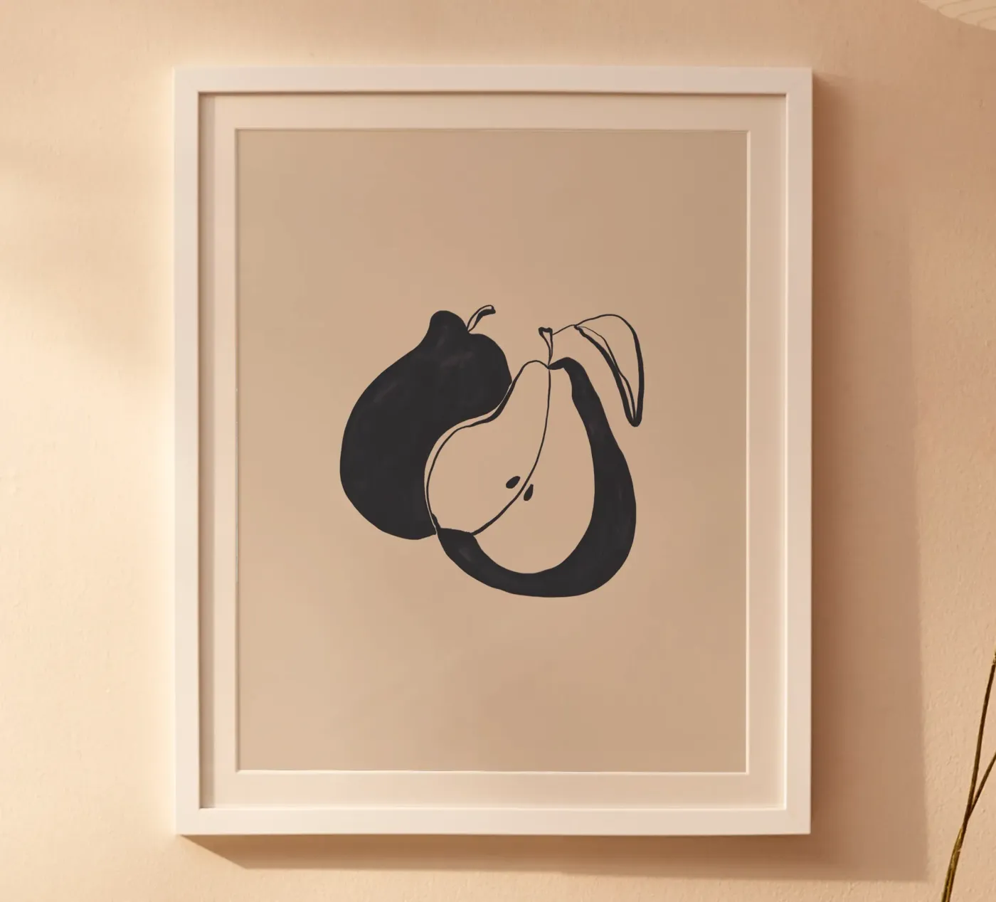 Pears poster by Ivy Green Illustrations