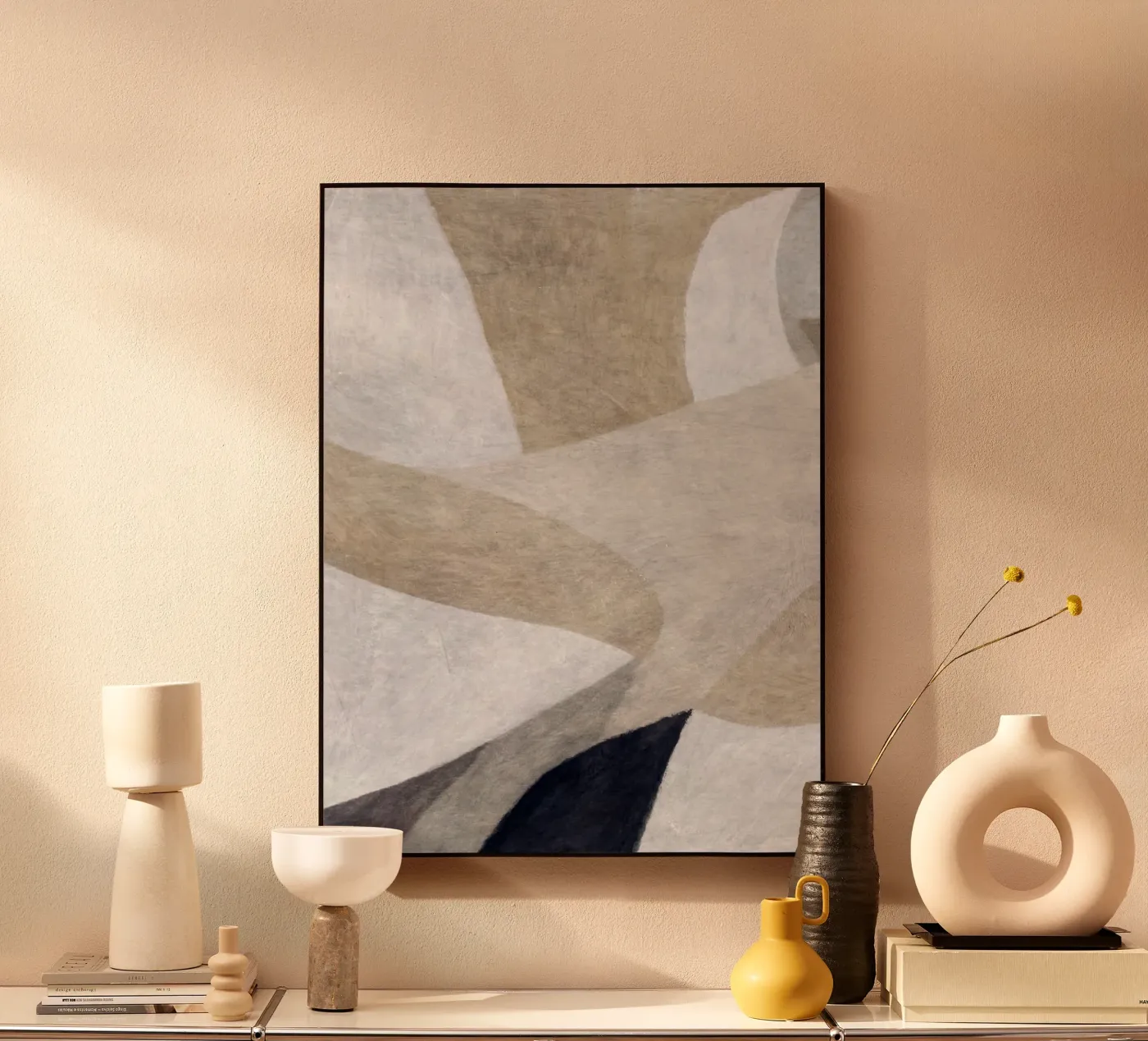 Zet 1 acryl van Dan Hobday