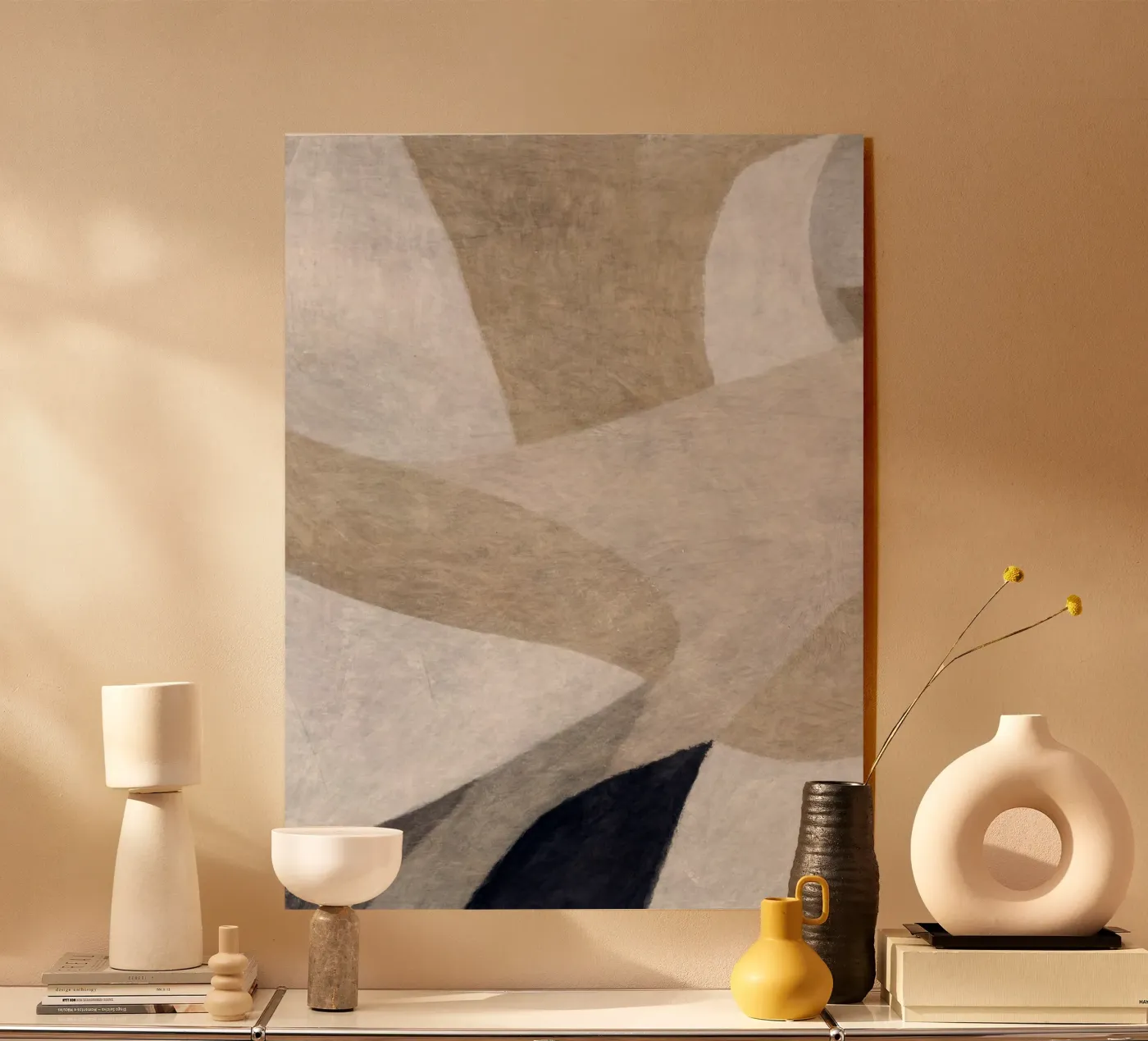 Zet 1 acryl van Dan Hobday