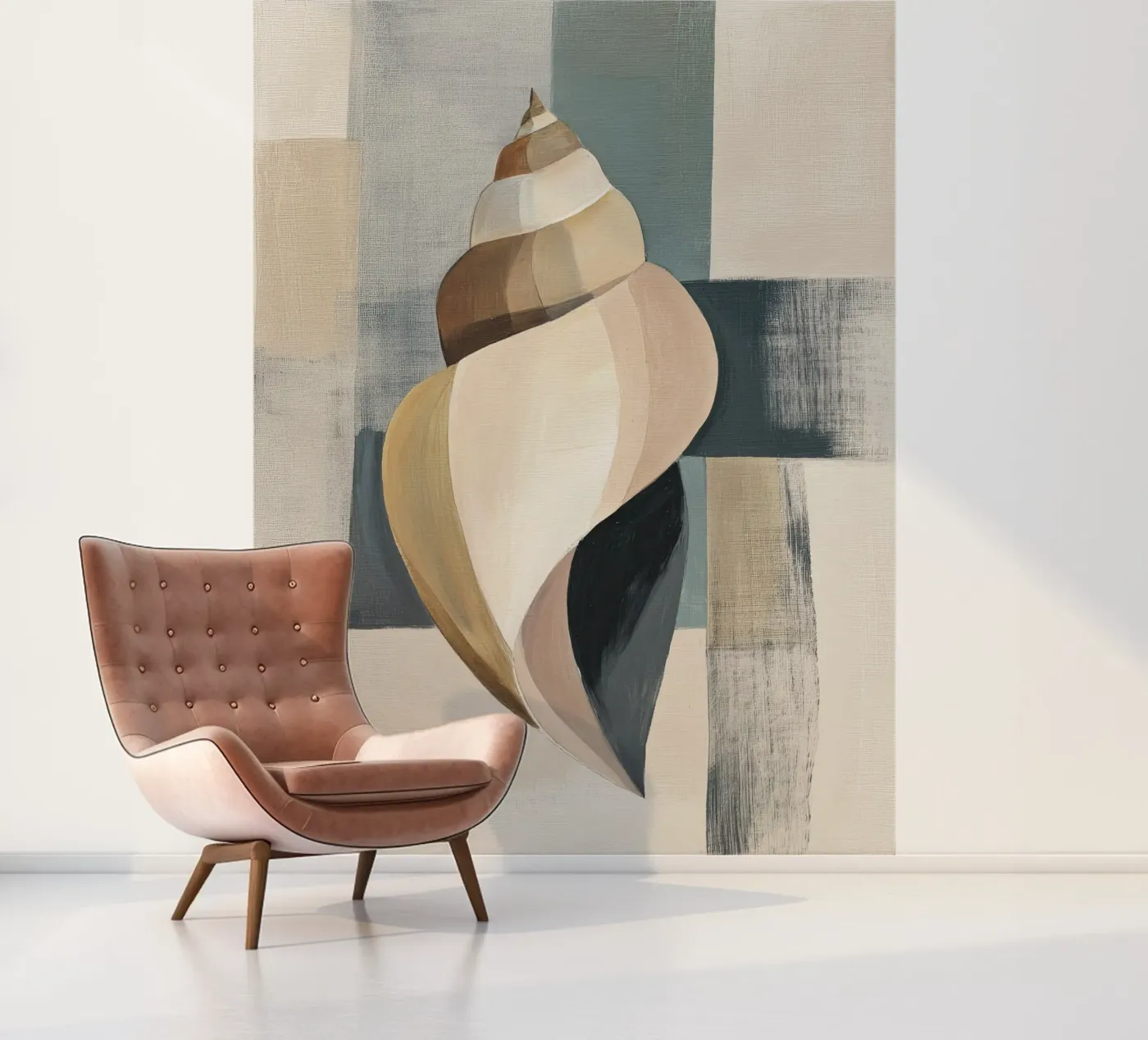 Kustschelp fotobehang van Gaite