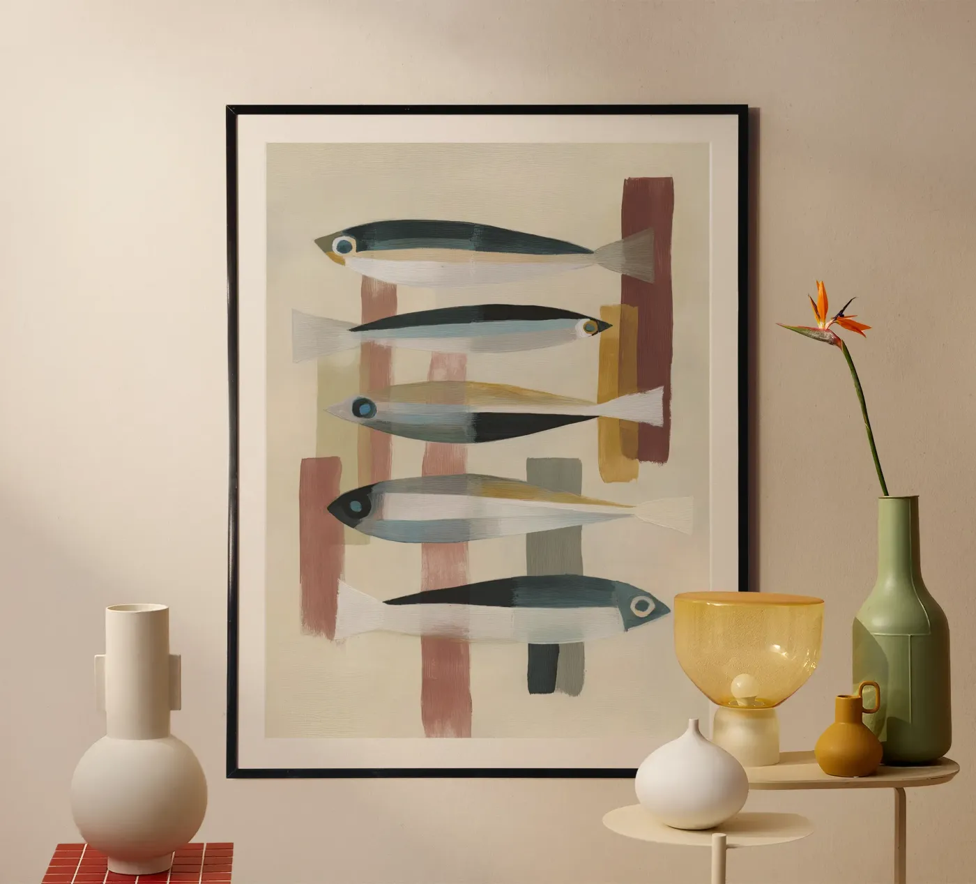 Visvormen poster van Gaite