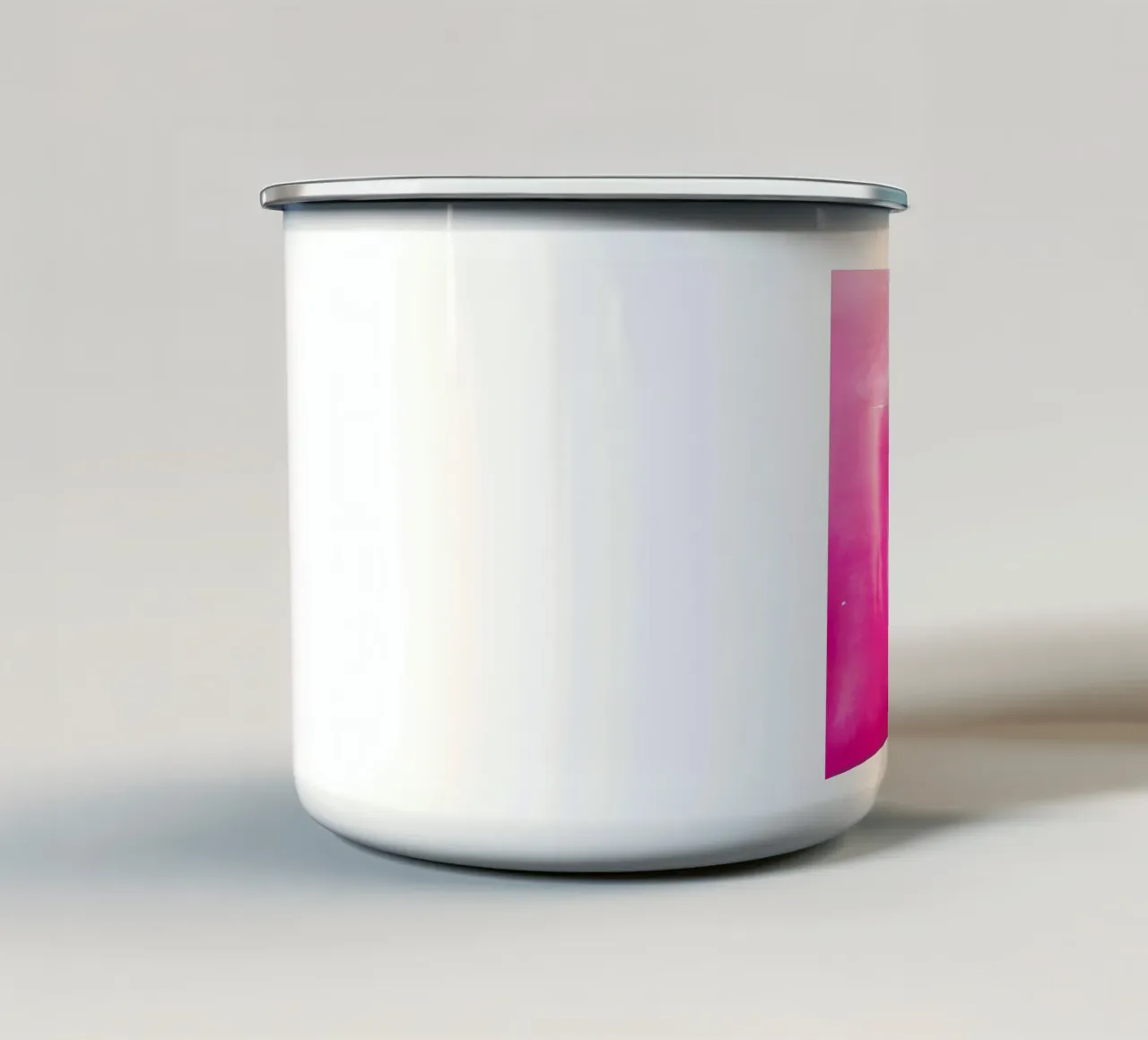46 Pink tazza in smalto da Amy Sia