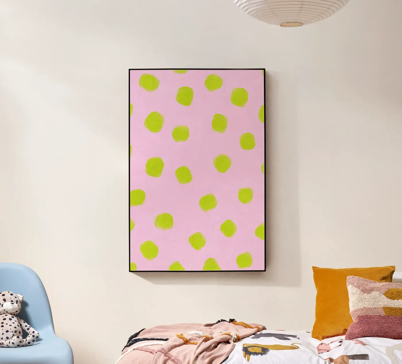 Yellow Dots plexiglass da treechild