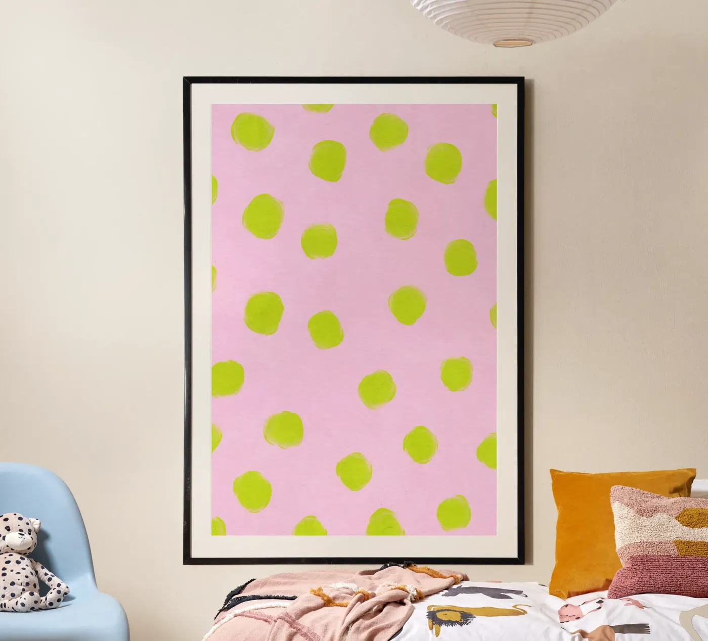 Yellow Dots poster by treechild