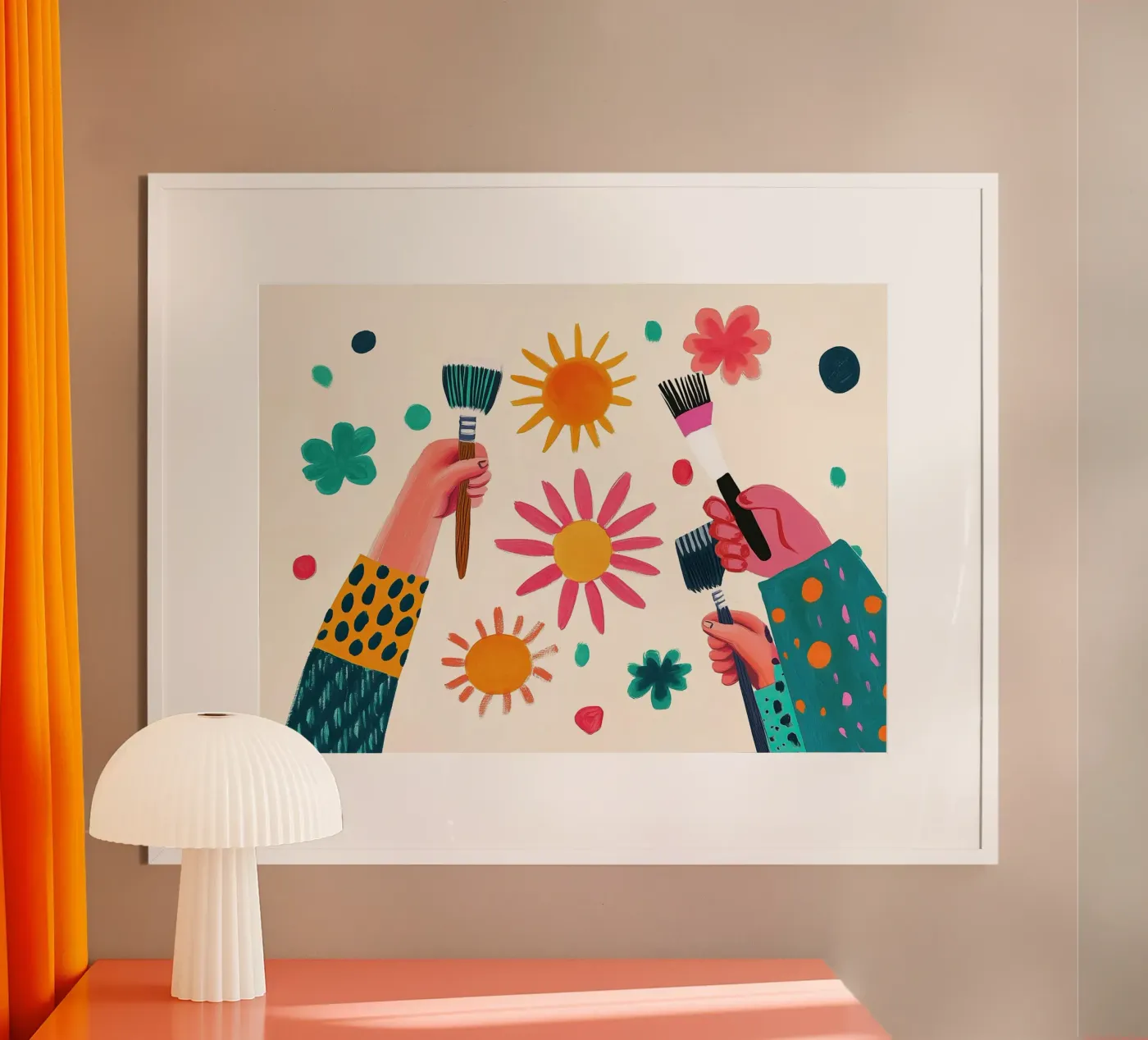 Together We Create Poster von Kiara