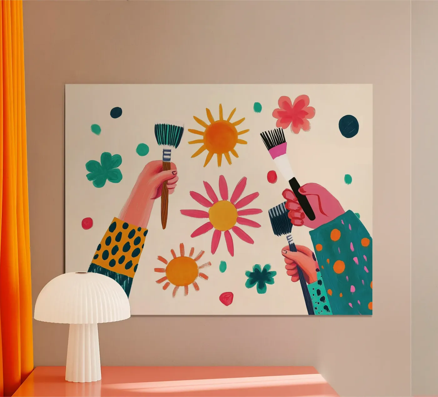 Together We Create Poster von Kiara