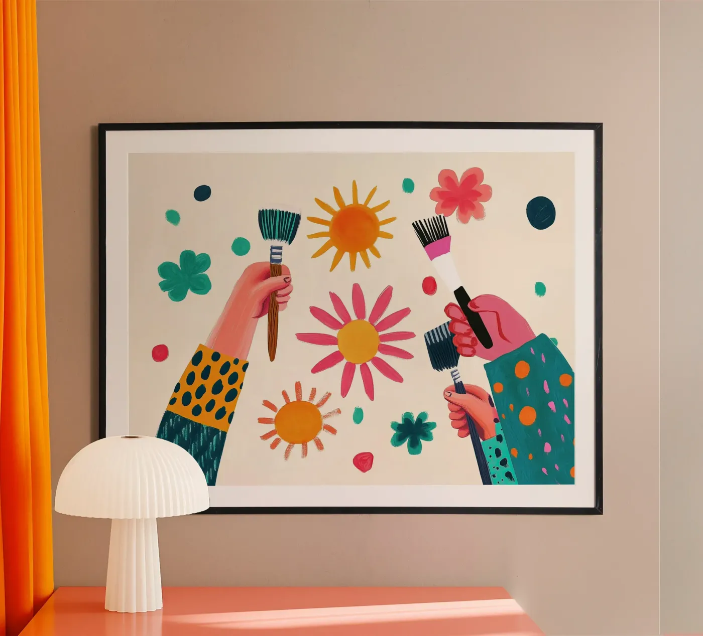 Together We Create Poster von Kiara