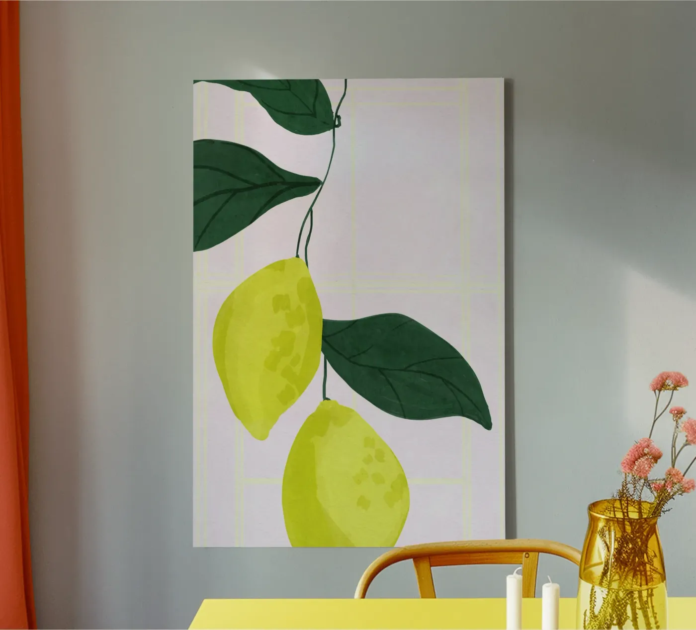 Lemons canvas van treechild
