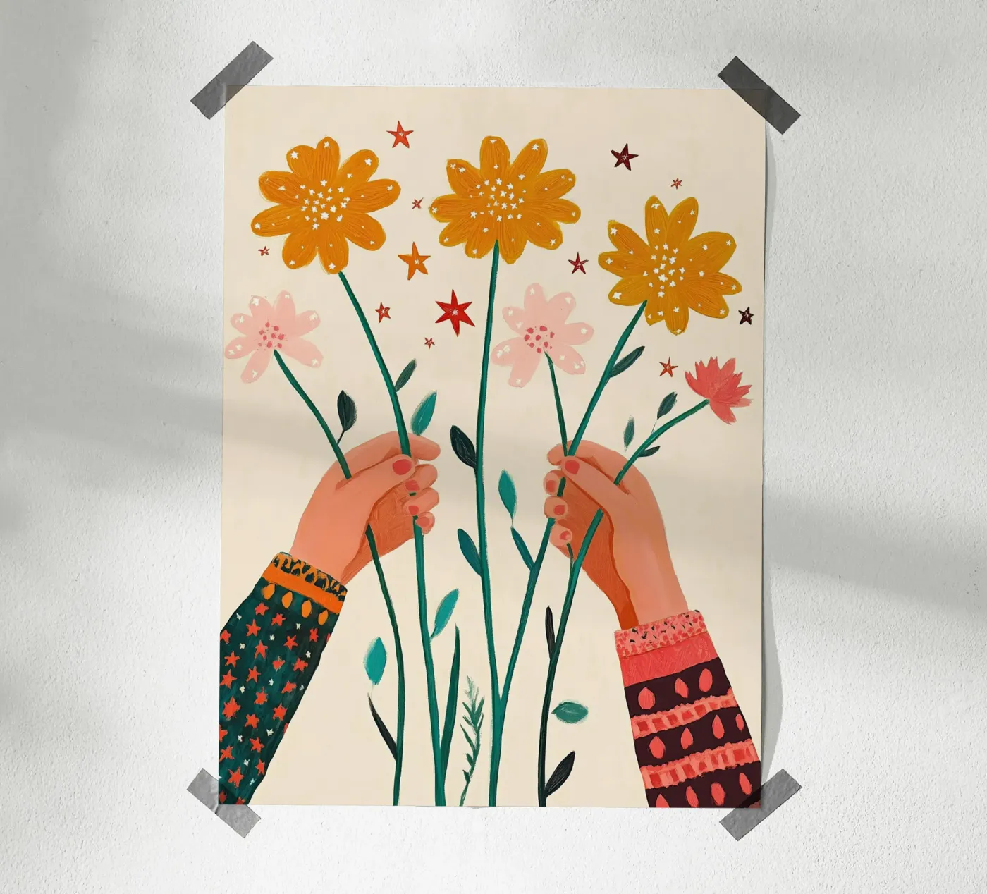 Bloom Together poster van Kiara