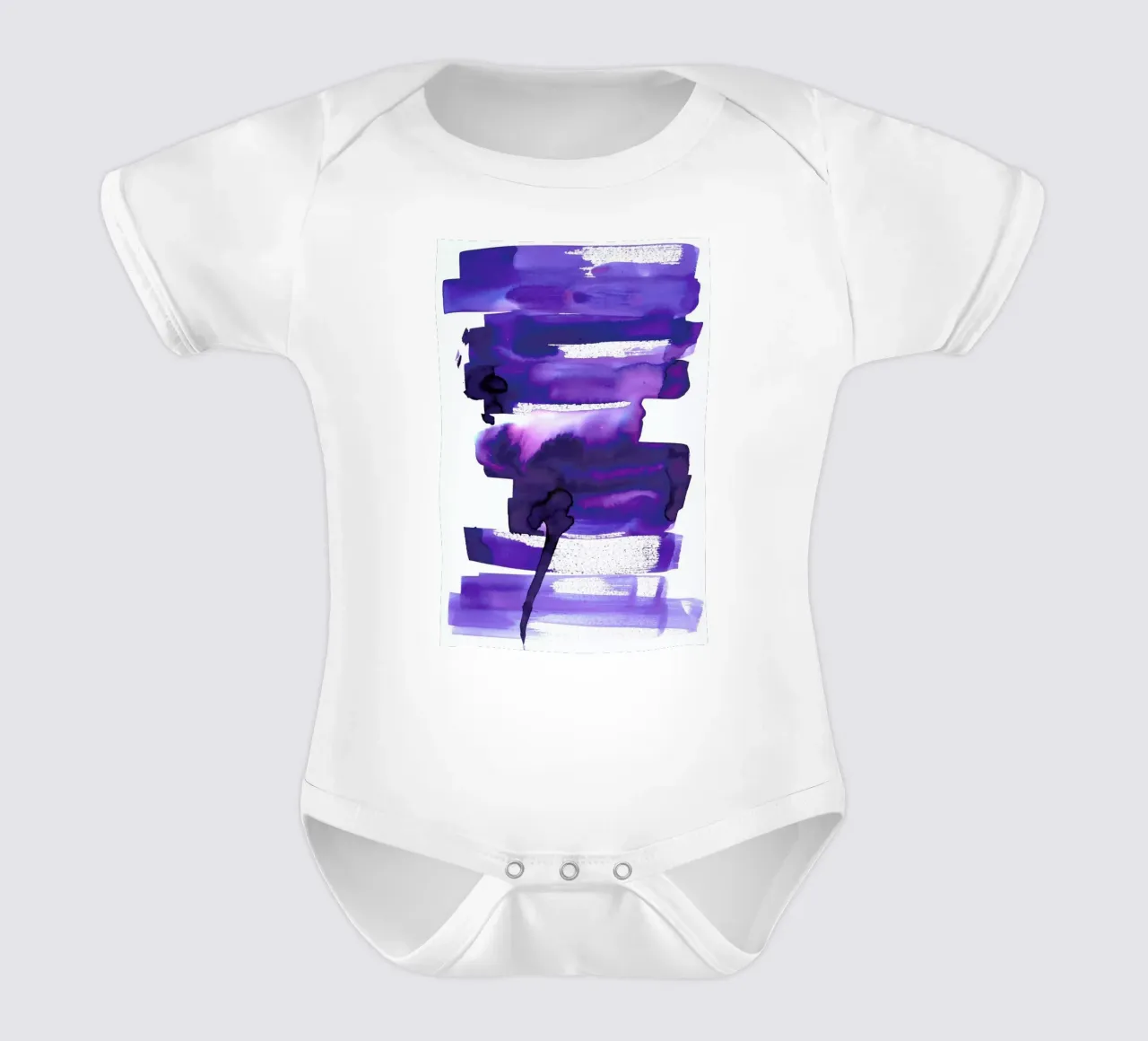 Metropolis body neonato maniche corte da Amy Sia