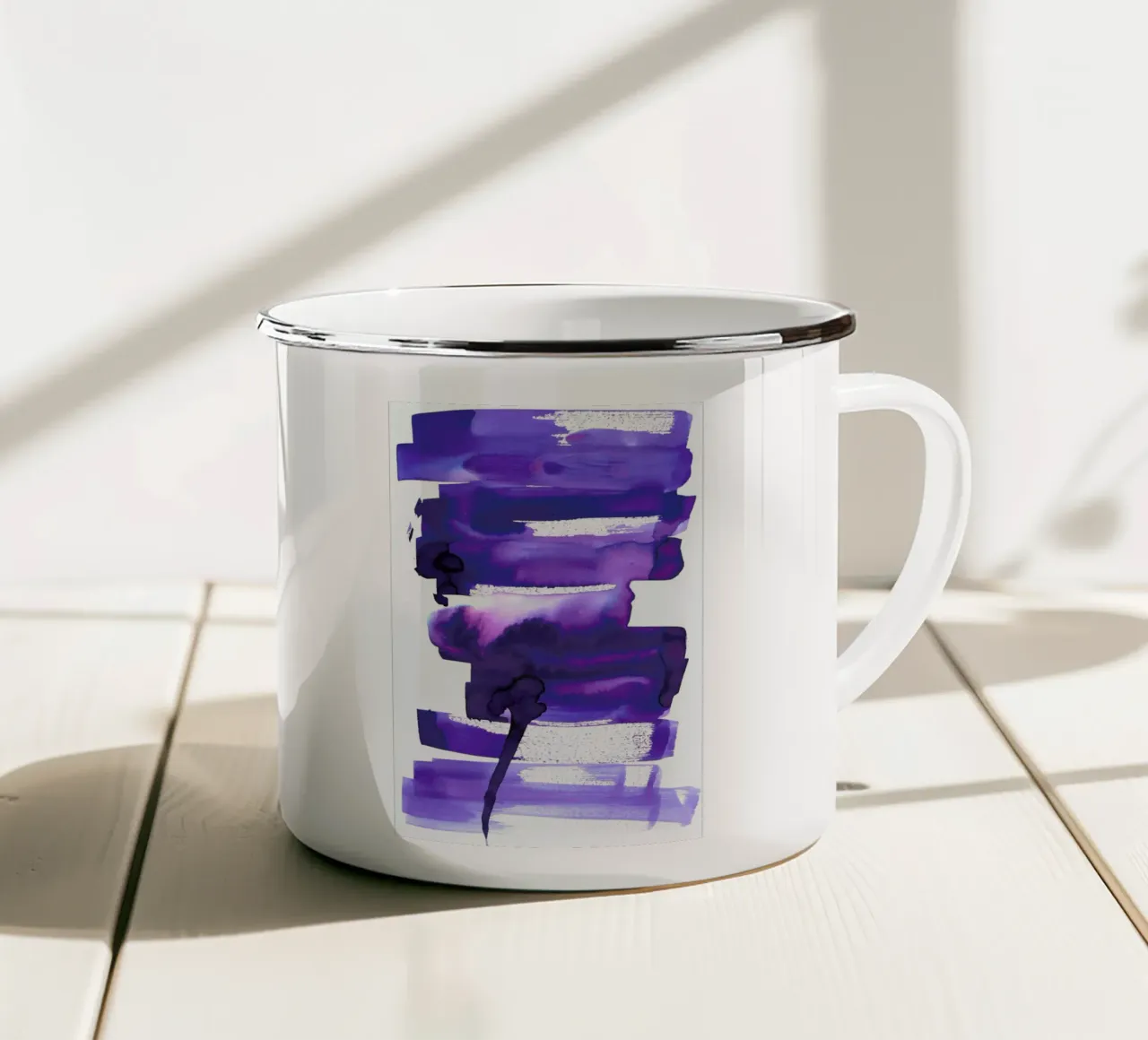 Metropolis taza de esmalte de Amy Sia