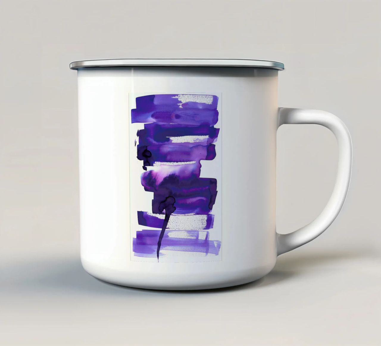 Metropolis tazza in smalto da Amy Sia