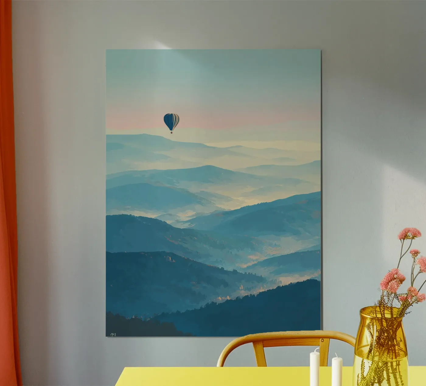 Ochtenddrift poster van HappyHue