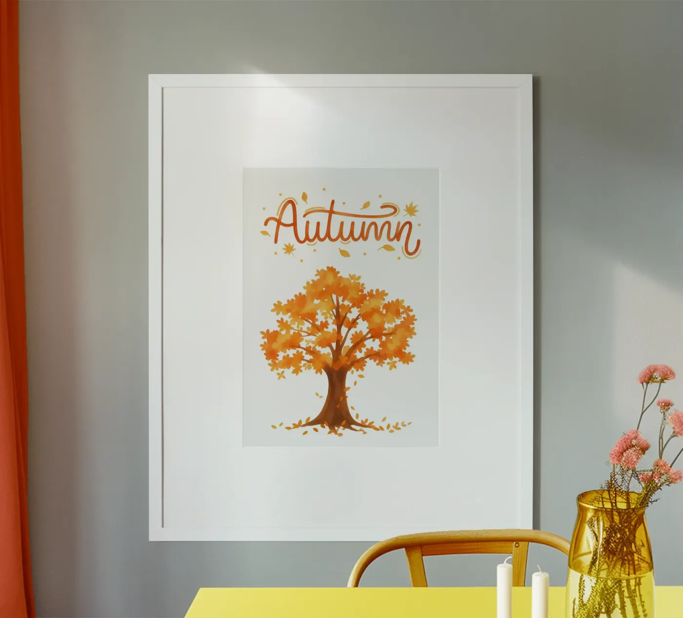 Autumn tree poster da Funkydays