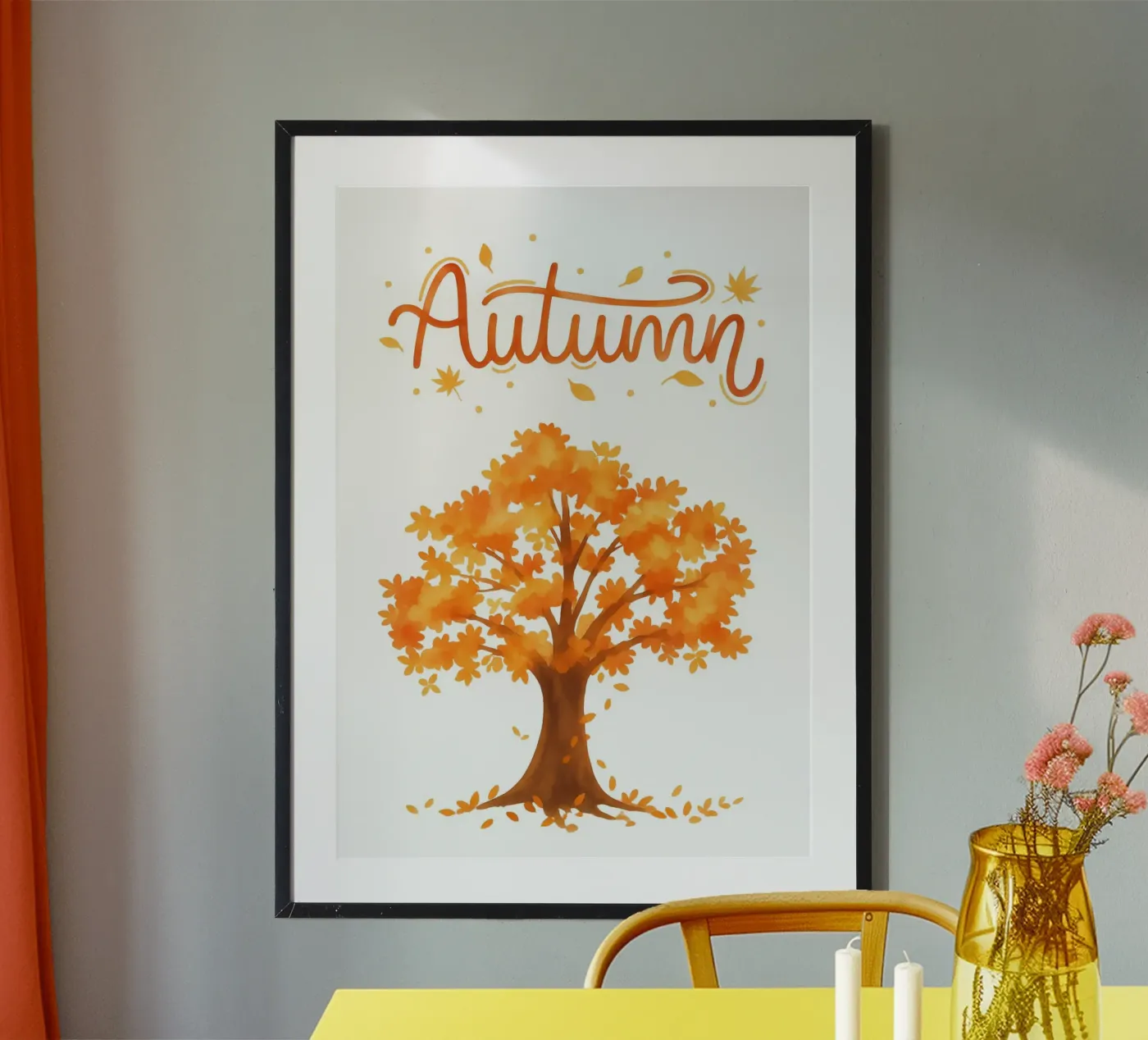 Autumn tree poster da Funkydays