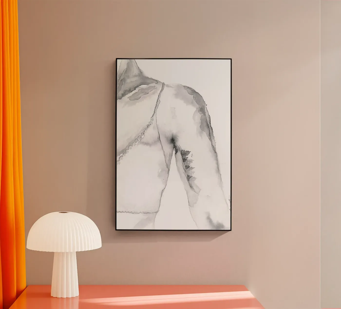 I am Comfortable acryl van Larissa van der Laan