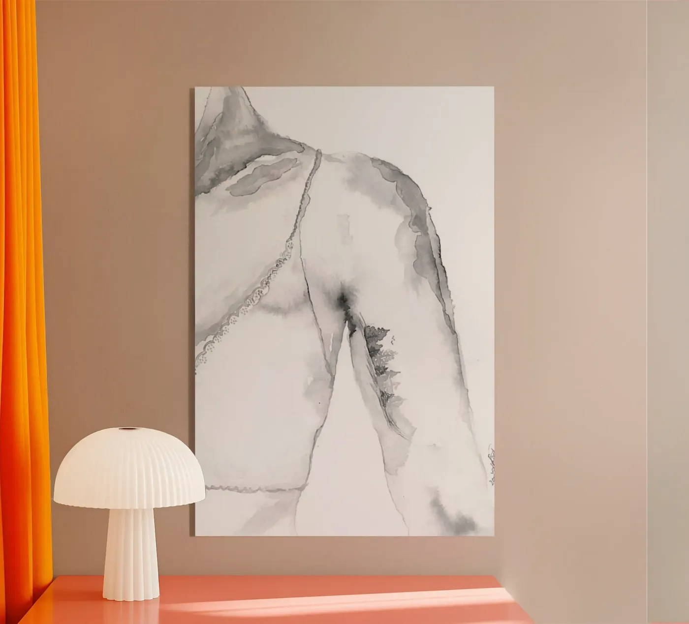 I am Comfortable acryl van Larissa van der Laan