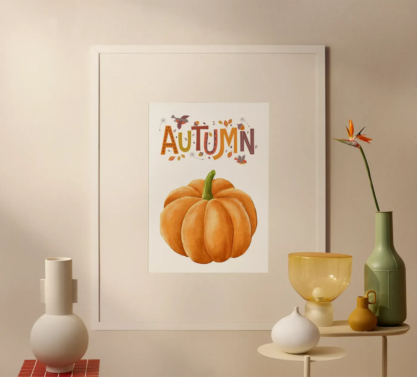 Autumn pumpkin poster da HolidaysCandyWalls