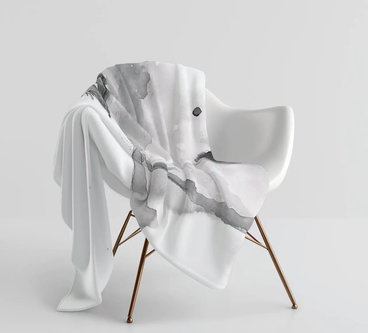 I am Listening fleece blanket by Larissa van der Laan