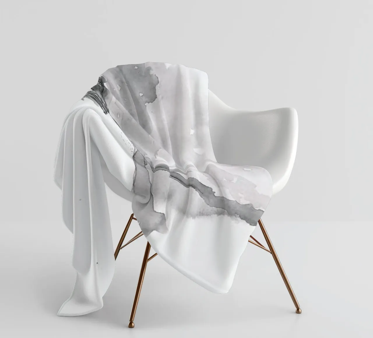I am Listening fleece blanket by Larissa van der Laan