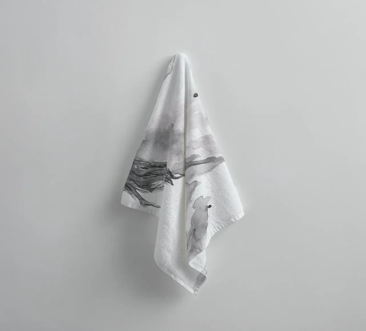 I am Listening towel by Larissa van der Laan