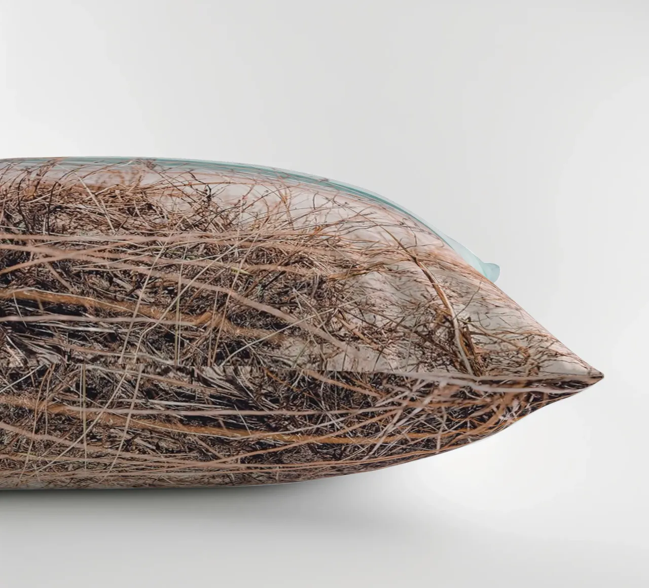 Coastal grass in the wind - design in harmony with nature decorative cushion by Whole©
