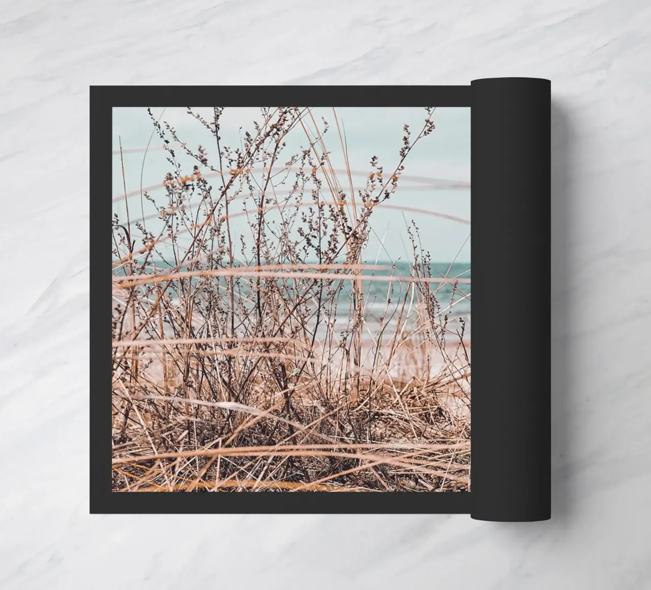 Coastal grass in the wind - design in harmony with nature doormat by Whole©