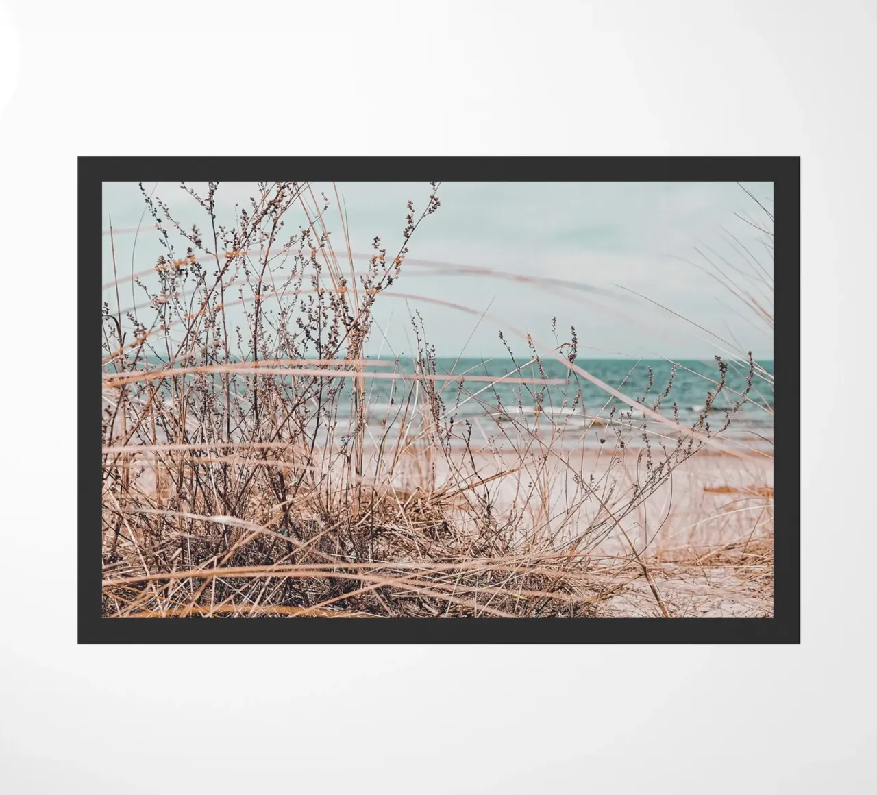Coastal grass in the wind - design in harmony with nature doormat by Whole©