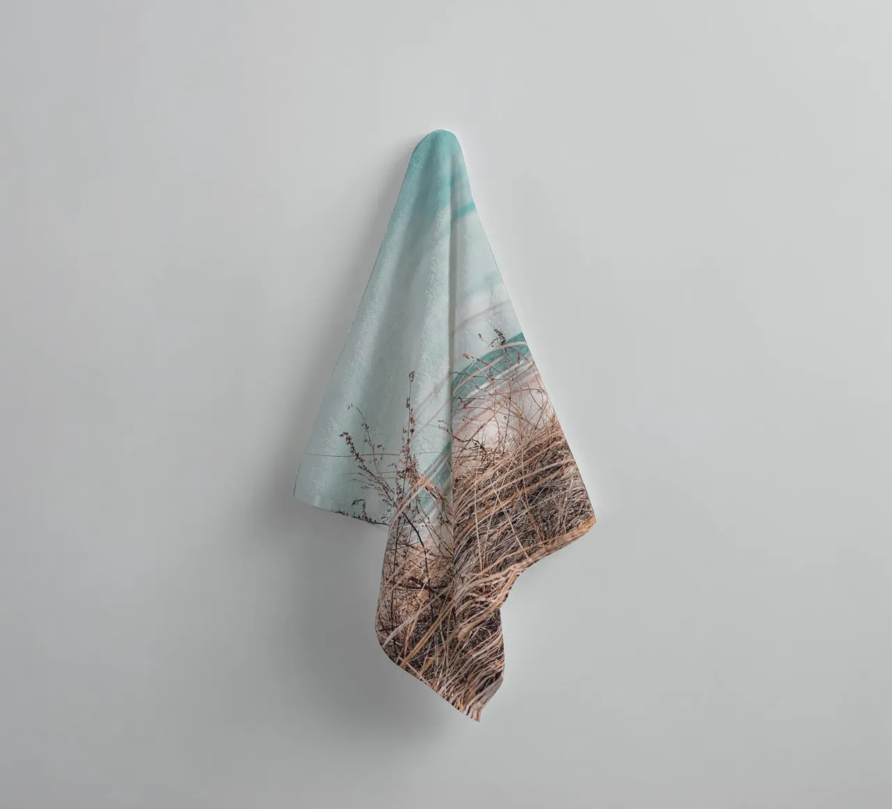 Coastal grass in the wind - design in harmony with nature towel by Whole©