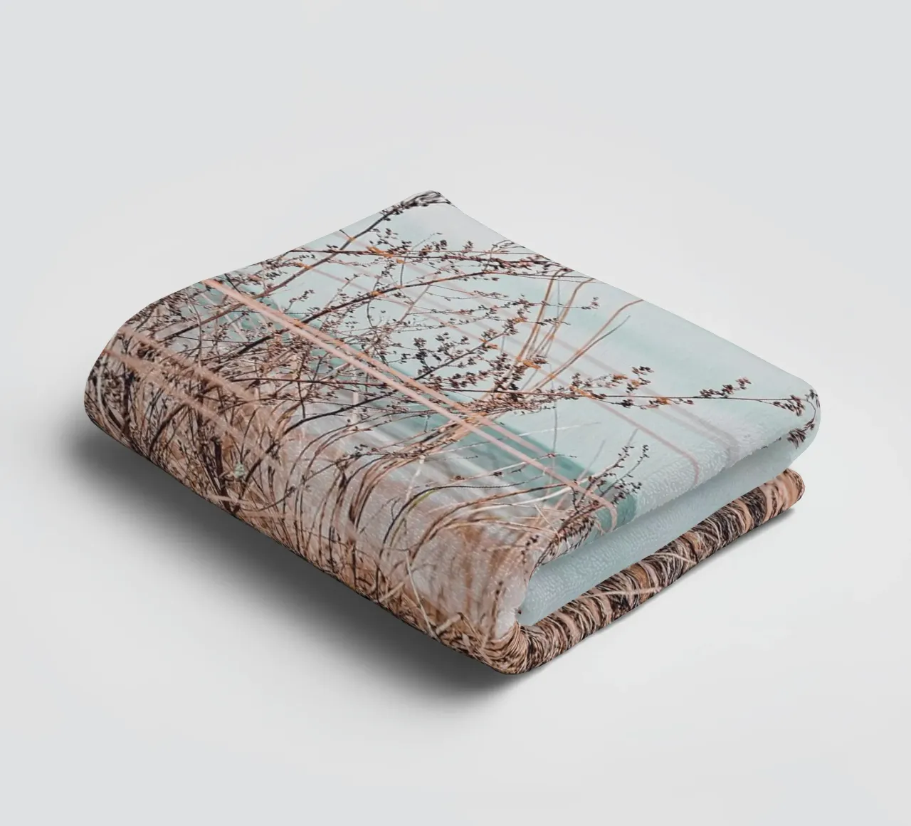Coastal grass in the wind - design in harmony with nature towel by Whole©